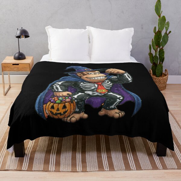 Item preview, Skeleton Monkey Halloween Candy Art designed and sold by AnanamorphArter.