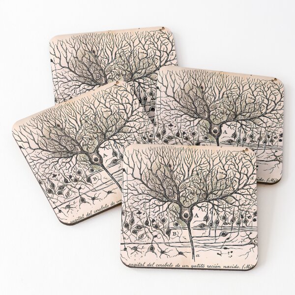 Item preview, Neuron Drawing - Santiago Ramon y Cajal designed and sold by Jon-Baran.