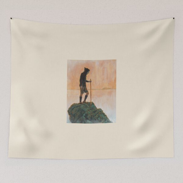 Item preview, Lone Wanderer on a Rocky Outcrop designed and sold by geranovart.