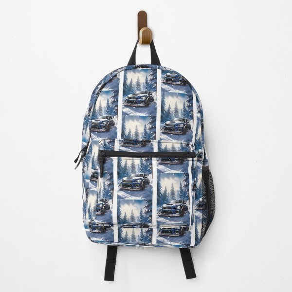 Item preview, Rally Car Racing Through Snowy Terrain Extreme Winter Motorsport Design designed and sold by GanzoDesing.
