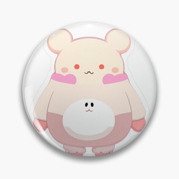 Item preview, Chubby Pastel Pink Bear Chef Sticker designed and sold by For-Cat Studio.
