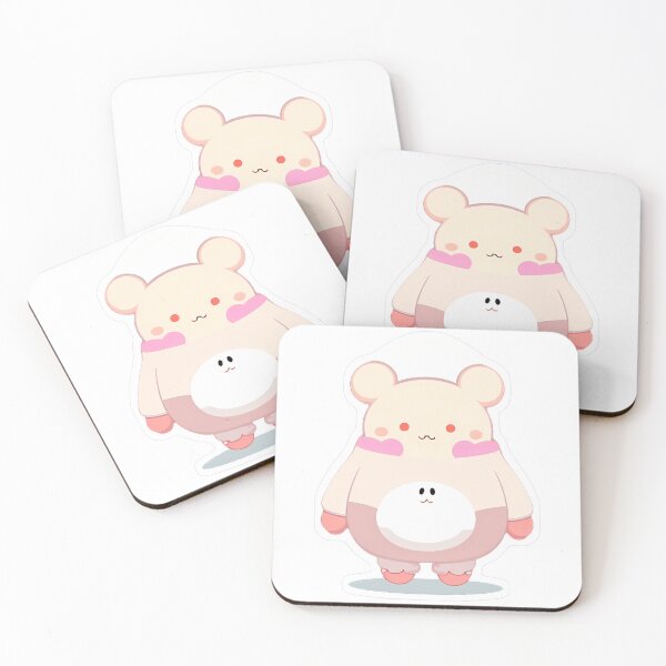 Item preview, Chubby Pastel Pink Bear Chef Sticker designed and sold by For-Cat Studio.