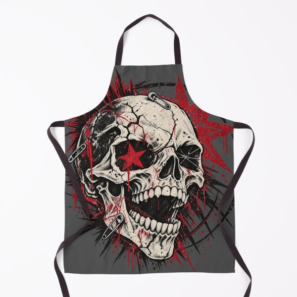 Item preview, The Last Breath - Distressed Punk Skull Red Grunge Alternative Streetwear designed and sold by JonelCrafts.