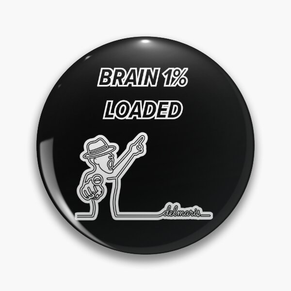 Item preview, ​Brain Minimalist Hat Man Line Art designed and sold by Delmaris.