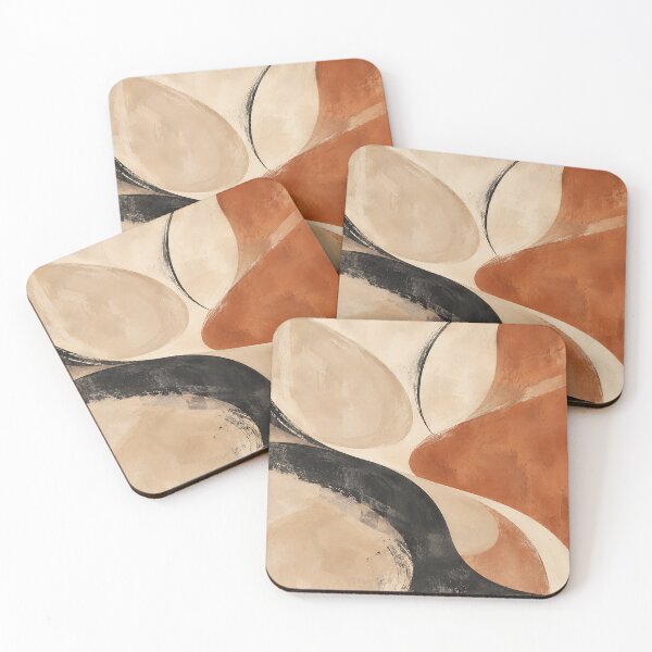 Item preview, Terracotta Flow – Earth Tone Abstract Art designed and sold by arttistan.