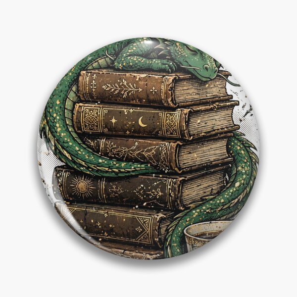 Item preview, Book Dragon Hoard – Dark Academia Dragon Sleeping on Books designed and sold by CozyCornerDesigns.