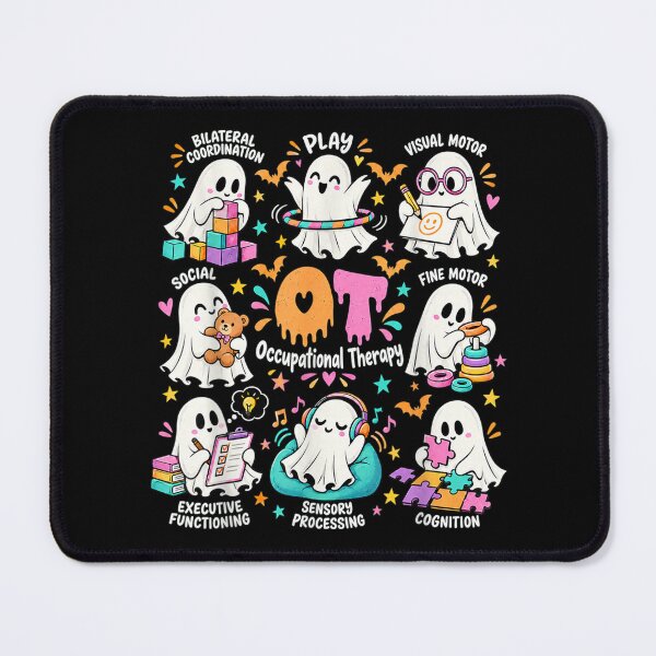 Item preview, OT Occupational Therapy Therapist Halloween Spooky OTA Ghost designed and sold by River Silva.