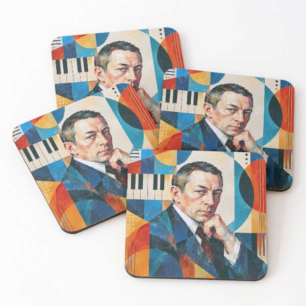 Item preview, Sergei Rachmaninoff Portrait Painting – Legendary Pianist designed and sold by GalleryKauffeld.
