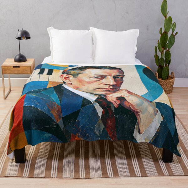 Item preview, Sergei Rachmaninoff Portrait Painting – Legendary Pianist designed and sold by GalleryKauffeld.