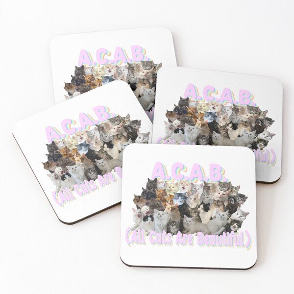 Item preview, A.C.A.B. (All Cats Are Beaitiful) designed and sold by TicaCreations.