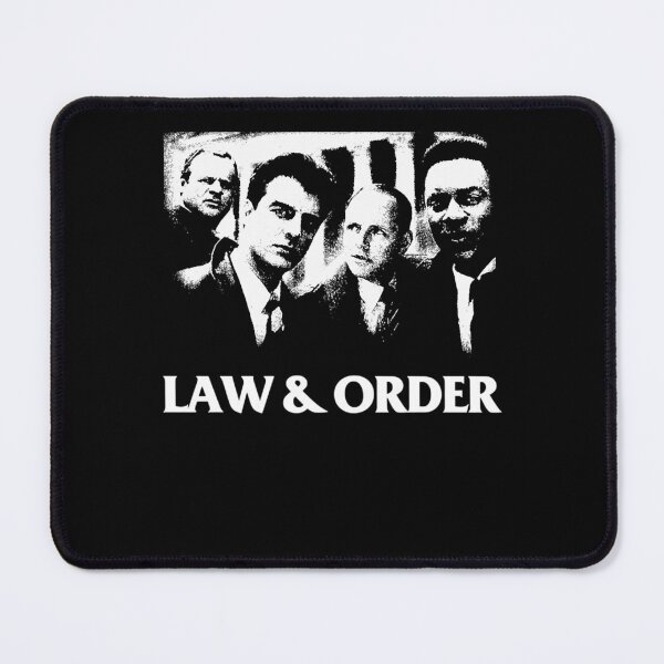 Item preview, Law And Order Original Cast Monochrome Design designed and sold by Thomas Turner.