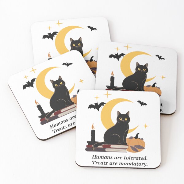 Item preview, Humans Are Tolerated Treats Are Mandatory Black Text designed and sold by inksider.