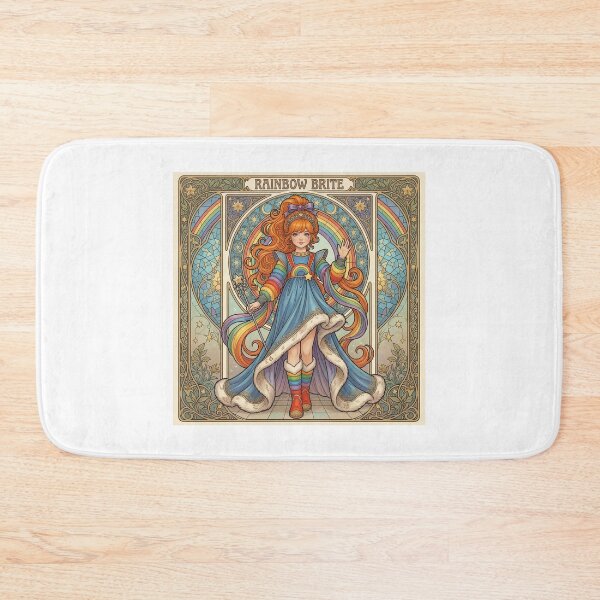 Item preview, Rainbow Brite in the style of Alphonse Mucha designed and sold by Solace Sparkles.