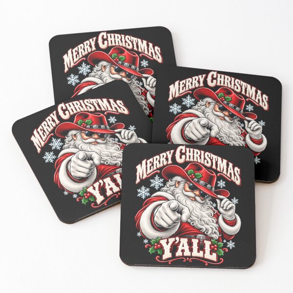Item preview, Cool Santa Claus with Merry Christmas Y'all Design designed and sold by rafaeltto.
