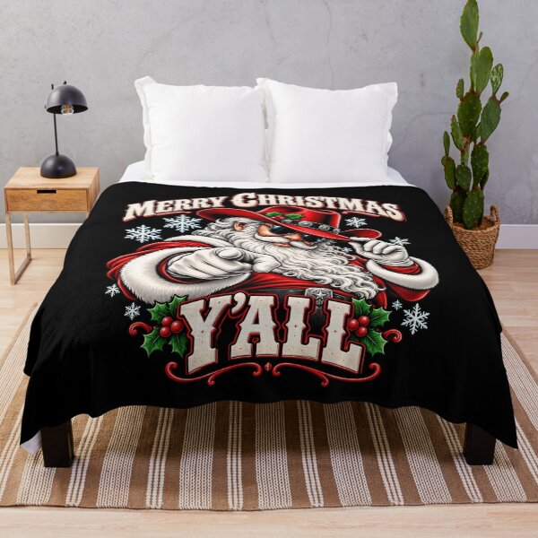 Item preview, Cool Santa Claus with Merry Christmas Y'all Design designed and sold by rafaeltto.