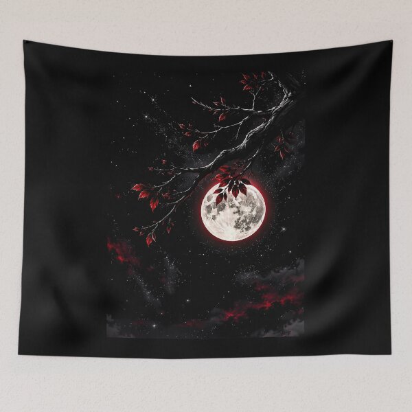 Item preview, Crimson Moon and Dark Night Sky designed and sold by Faissal Thomass.