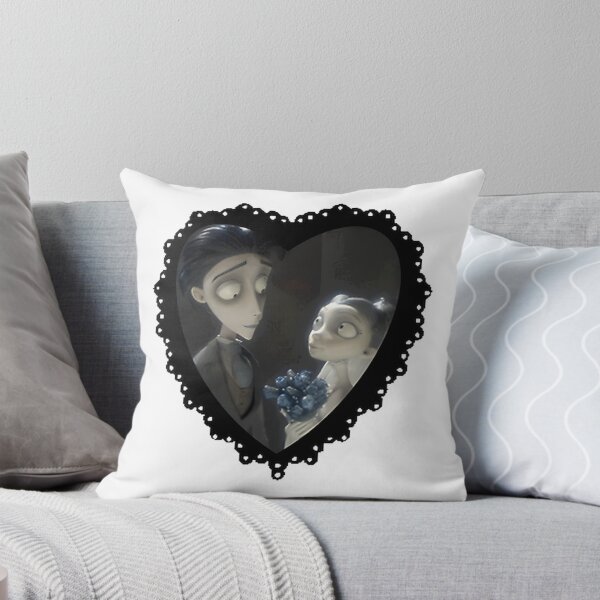 Item preview, Gothic Corpse Bride Heart Frame Wedding Illustration Design designed and sold by FEELSS.