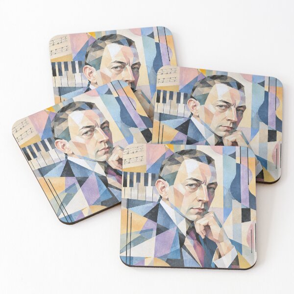 Item preview, Rachmaninoff Classical Music Painting – Famous Russian Composer designed and sold by GalleryKauffeld.