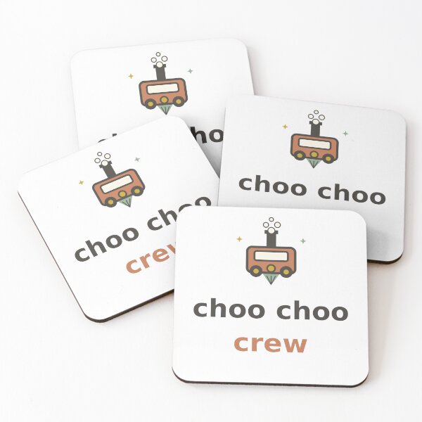Item preview, Choo Choo Crew Sticker | Train Locomotive Typography Vinyl Decal | Train Lover Gift designed and sold by thezenledger.