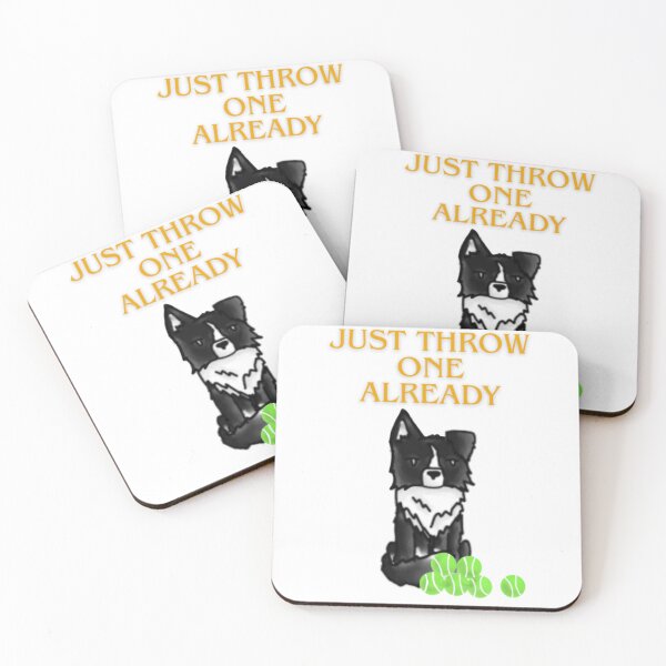 Item preview, Border Collie Dog With Balls Just Throw One Already designed and sold by CreatingLeaf.