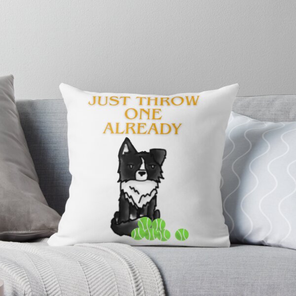 Item preview, Border Collie Dog With Balls Just Throw One Already designed and sold by CreatingLeaf.