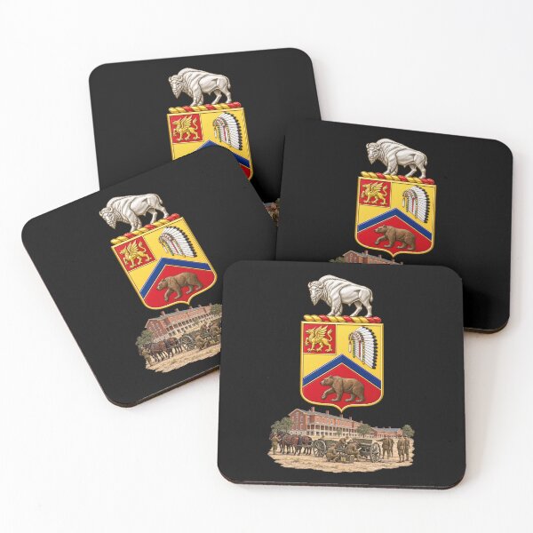 Item preview, Army - 83rd Artillery - COAT OF ARMS without Text -with Scene  3D - Transparent designed and sold by Military Insignia Products.