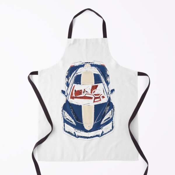 Item preview, Corvette Grand Sport Blue C Top View Sports Car Illustration designed and sold by estefano1989.