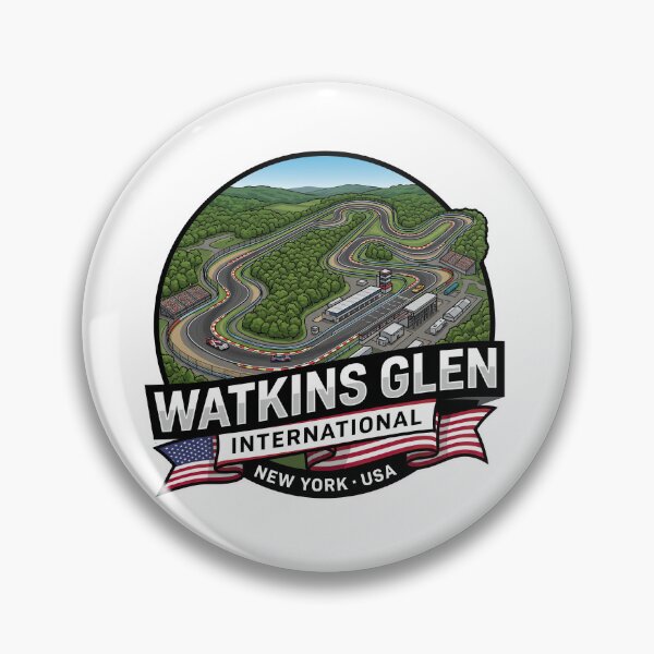 Item preview, Watkins Glen Historic Racing Circuit USA designed and sold by enzoade.