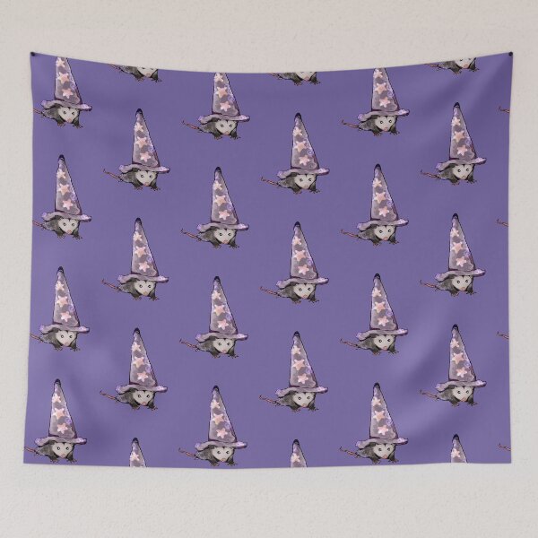 Item preview, Wizard opossum illustration | Whimsical Magical Animal Art designed and sold by pinkybat.