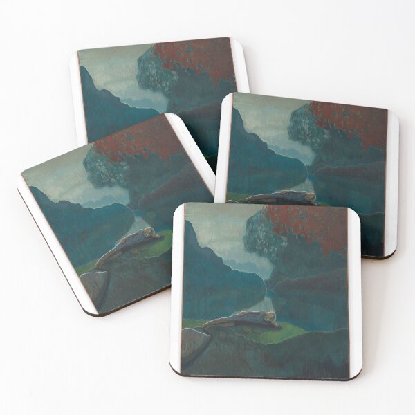 Item preview, Man Holding Flowers Before Rolling Green Hills designed and sold by geranovart.