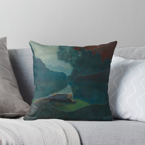 Item preview, Man Holding Flowers Before Rolling Green Hills designed and sold by geranovart.