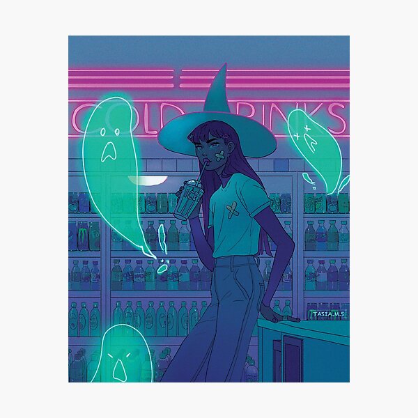 ghost witch Photographic Print