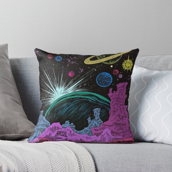 Item preview, Colorful Space Planets Galaxy Stars - Space Art Dream designed and sold by WavyCurve.