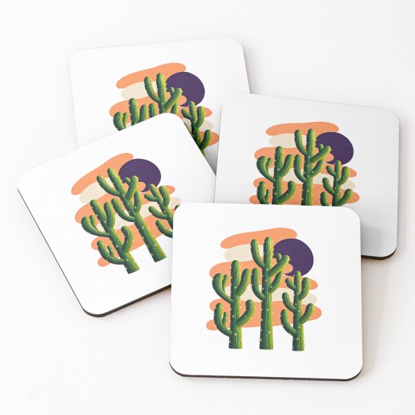 Item preview, Desert Rhythm - Abstract Saguaro Cactus  designed and sold by zibziby.