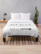 Dubai Throw Blanket