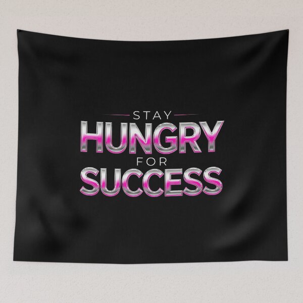 Item preview, Stay Hungry For Success - Chrome Y2K Motivational designed and sold by Vibe-Vary.