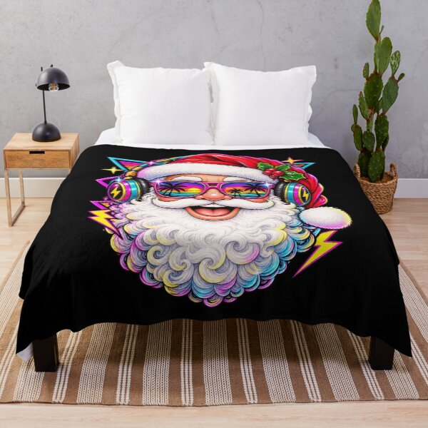 Item preview, Cool Santa with Sunglasses and Headphones Christmas designed and sold by rafaeltto.