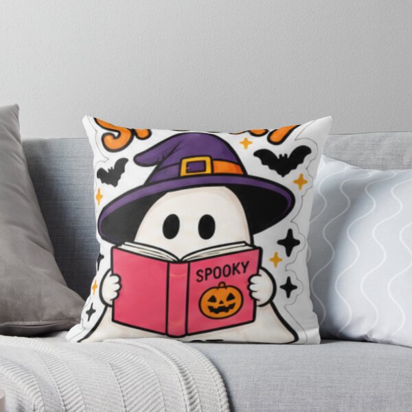 Item preview, A Little Spooky A Lot Bookish Halloween designed and sold by Purplippie.