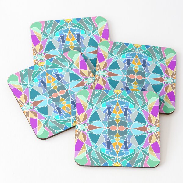 Item preview, Colorful Abstract Mosaic Art designed and sold by Raloel Art.