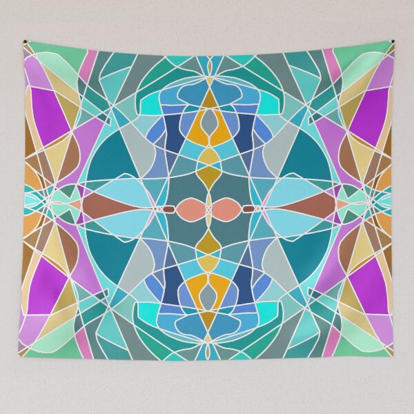 Item preview, Colorful Abstract Mosaic Art designed and sold by Raloel Art.