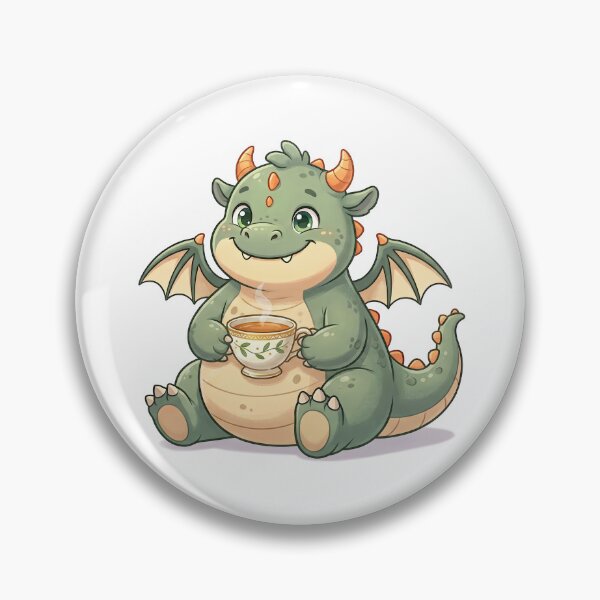 Item preview, Matcha the Cute Baby Dragon - Tea designed and sold by VFXguy.