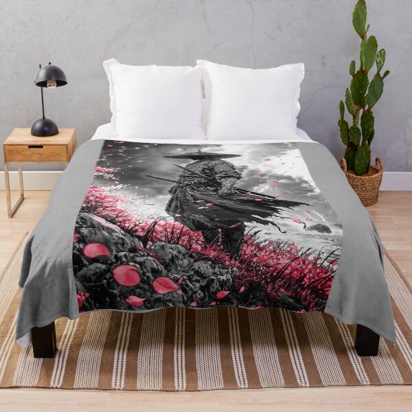 Item preview, Lone Samurai Warrior Under Stormy Skies designed and sold by Faissal Thomass.