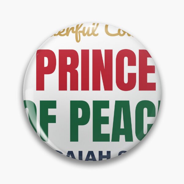 Item preview, Prince of Peace Isaiah 9:6 Christian Christmas Shirt designed and sold by TreasuredWordCo.