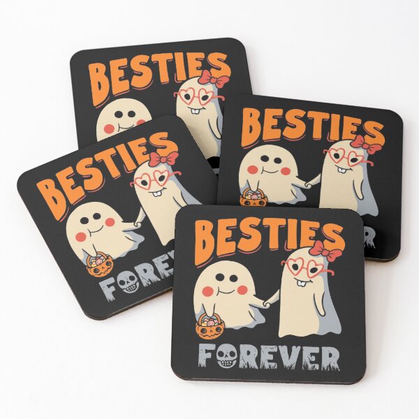 Item preview, Besties Forever Ghosts - Cute Best Friends Halloween Candy designed and sold by WavyCurve.