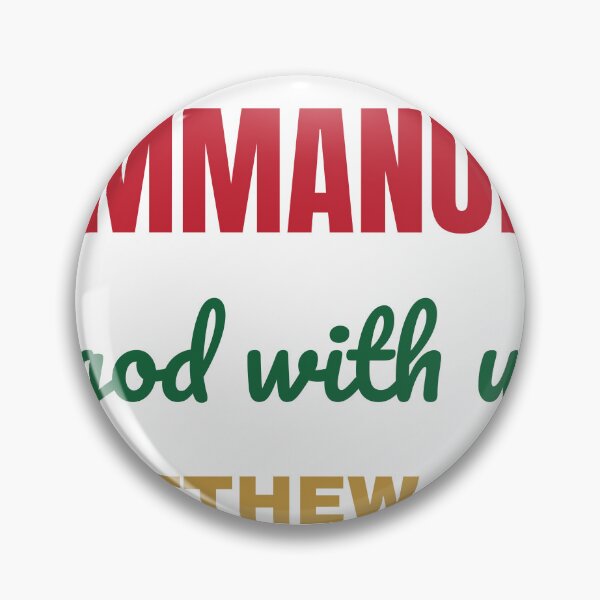 Item preview, Emmanuel God With Us Matthew 1:23 Christmas Shirt designed and sold by TreasuredWordCo.