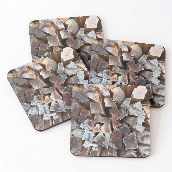 Item preview, Stacks of wood in the forest designed and sold by Zeewind.