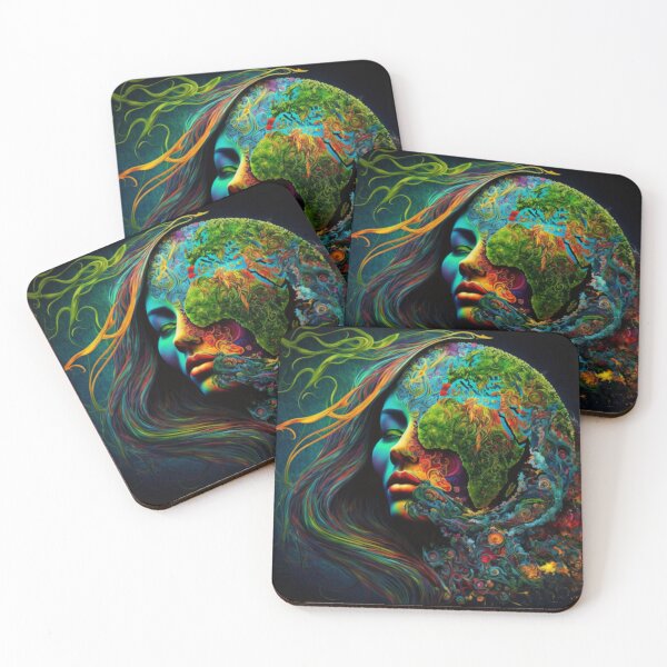 Item preview, Gaia Mother Earth Goddess – Surreal Nature & Cosmic Art designed and sold by GSizzle1.