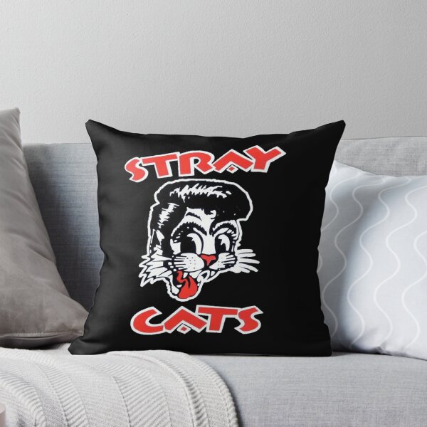 Item preview, Stray Cats Rockabilly Cartoon Cat Portrait Design designed and sold by Thomas Turner.