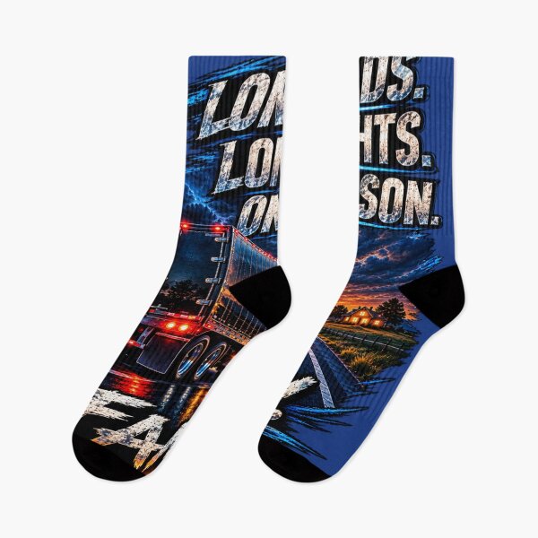 Item preview,  Long Roads Long Nights One Reason Family - Trucker Family  Kierowca tira rodzina designed and sold by WarriorVision.