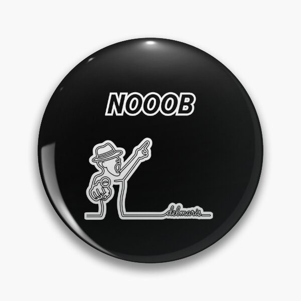 Item preview, ​noob Minimalist Hat Man Line Art designed and sold by Delmaris.